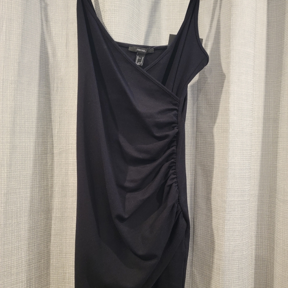 Black mini dress